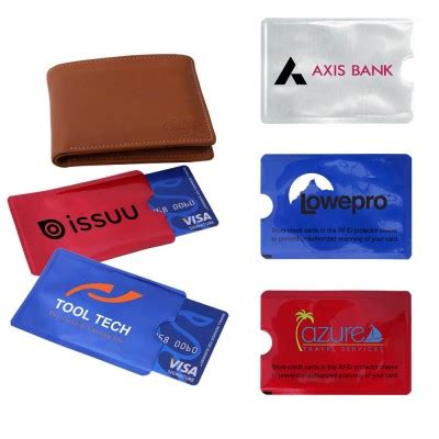 promotional imprintable rfid credit card sleeves|Card Sleeves .